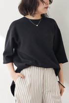 【ウィムガゼット/Whim Gazette】のVガゼットハーフスリーブプルオーバー ブラック|ID: prp329100003938639 ipo3291000000036259774