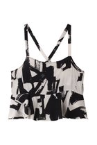 【ミディウミソリッド/MIDIUMISOLID】のrubbing handle print bustier ビスチェ black|ID:prp329100003938675