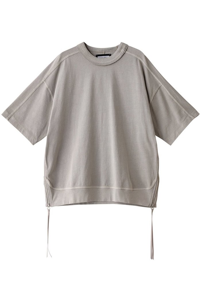 【メゾンスペシャル/MAISON SPECIAL】の【UNISEX】ヘビー天竺プライムオーバーサイドZIPピグメントクルーネックT インテリア・キッズ・メンズ・レディースファッション・服の通販 founy(ファニー) https://founy.com/ ファッション Fashion レディースファッション Fashion for Women トップス・カットソー Cut & Sew Tops シャツ・ブラウス・オフィスカジュアル Elegant Blouses & Button-Ups ロングTシャツ・Tシャツ Longline T-Shirts & Tees カットソー・ベーシックTシャツ Cut-and-Sewn Tops / Stretch Tees & Basics ユニセックス Unisex, Genderless ケミカル Chemical, Chemical Wash ショート Short, Short Length スタイリッシュ Stylish, Fashionable スリーブ Sleeve, Long Sleeve / Short Sleeve パターン Pattern, Design Print 半袖 Short Sleeve, Half Sleeve |ID: prp329100003938679 ipo3291000000032934139