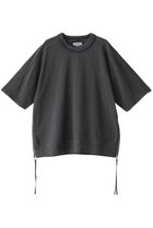【メゾンスペシャル/MAISON SPECIAL】の【UNISEX】ヘビー天竺プライムオーバーサイドZIPピグメントクルーネックT 人気、トレンドファッション・服の通販 founy(ファニー) ファッション Fashion レディースファッション Fashion for Women トップス・カットソー Cut & Sew Tops シャツ・ブラウス・オフィスカジュアル Elegant Blouses & Button-Ups ロングTシャツ・Tシャツ Longline T-Shirts & Tees カットソー・ベーシックTシャツ Cut-and-Sewn Tops / Stretch Tees & Basics ユニセックス Unisex, Genderless ケミカル Chemical, Chemical Wash ショート Short, Short Length スタイリッシュ Stylish, Fashionable スリーブ Sleeve, Long Sleeve / Short Sleeve パターン Pattern, Design Print 半袖 Short Sleeve, Half Sleeve thumbnail BLK(ブラック)|ID: prp329100003938679 ipo3291000000032934154