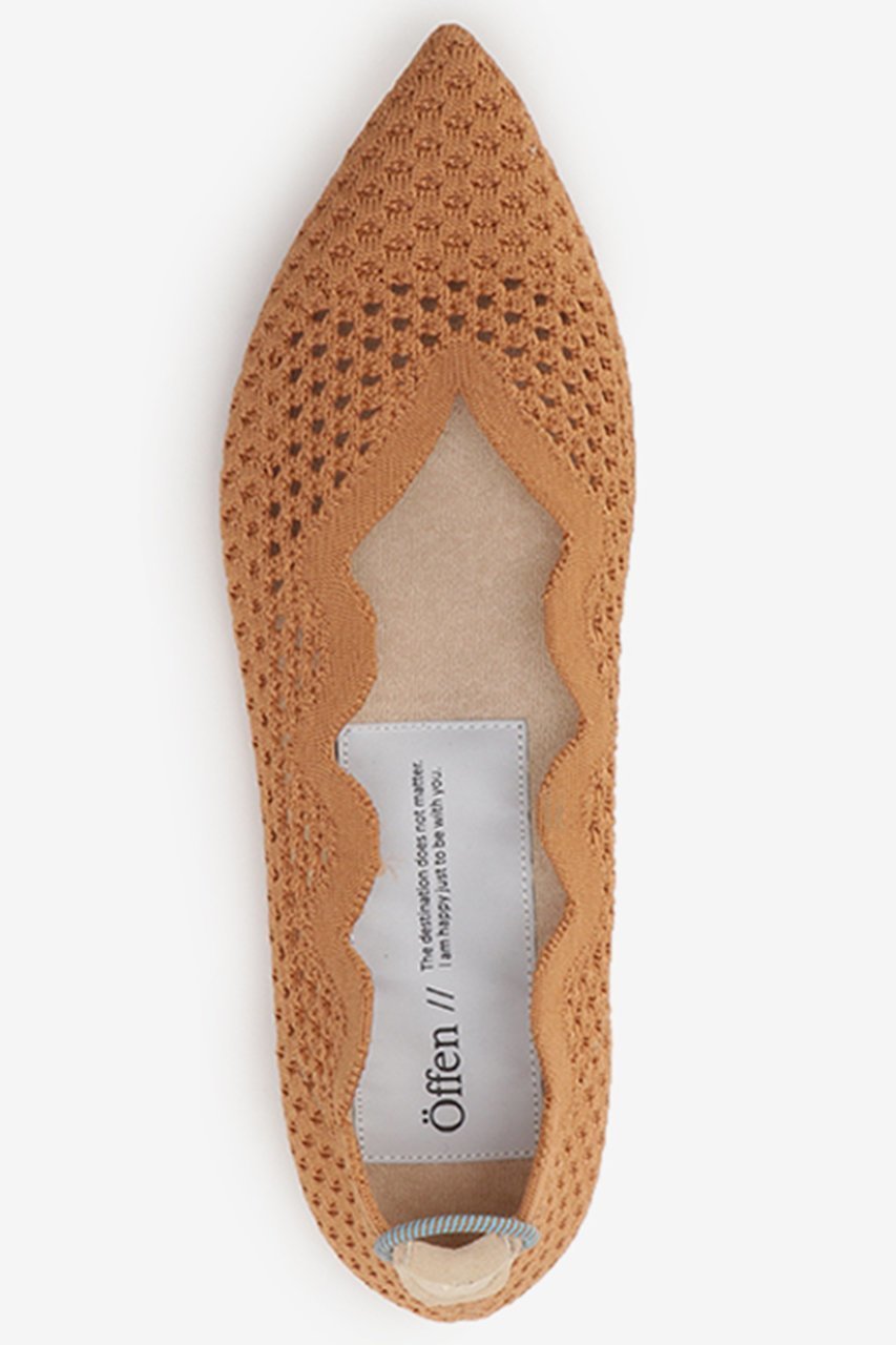 【オッフェン/Offen】のpointed-SCALLOP MESH 人気、トレンドファッション・服の通販 founy(ファニー) 　ファッション　Fashion　レディースファッション　Fashion for Women　春　Spring　カッティング　Cutting Detail　クッション　Cushion, Throw Pillow　軽量　Lightweight, Ultra Light　シアー　Sheer, See-Through　シューズ　Shoes, Footwear　スカラップ　Scallop, Scalloped Edge　パイピング　Piping, Trim Design　フラット　Flat, Flat Shoes　メッシュ　Mesh, Net Fabric　S/S・春夏　SS, Spring/Summer, Warm Season　おすすめ　Recommended / Our Picks　夏　Summer　other-2|ID: prp329100003940294 ipo3291000000036194781