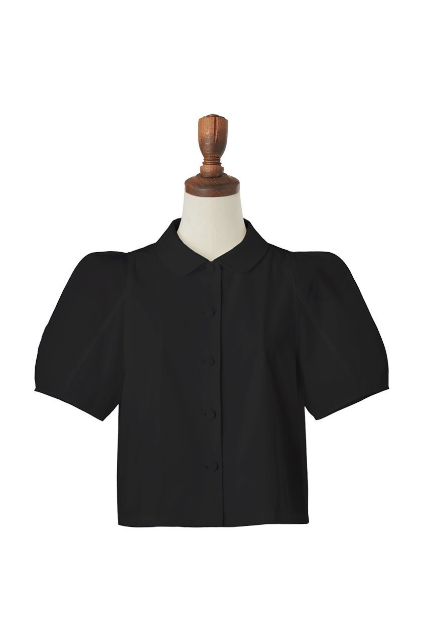 【デイジーリン/DAISY LIN】のBlouse “Lady Anne” 人気、トレンドファッション・服の通販 founy(ファニー) 　ファッション　Fashion　レディースファッション　Fashion for Women　トップス・カットソー　Cut & Sew Tops　シャツ・ブラウス・オフィスカジュアル　Elegant Blouses & Button-Ups　おすすめ　Recommended / Our Picks　ショート　Short, Short Length　シンプル　Simple, Minimal　ストレート　Straight, Straight Cut　スリーブ　Sleeve, Long Sleeve / Short Sleeve　ベルベット　Velvet, Velvety　リボン　Ribbon, Bow　ワイド　Wide, Wide Fit　other-2|ID: prp329100003940307 ipo3291000000031459584