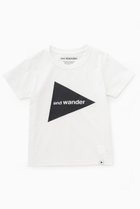 【アンドワンダー/and wander / KIDS】の【KID】78 and wander big logo T kids ホワイト|ID: prp329100003940313 ipo3291000000032878942