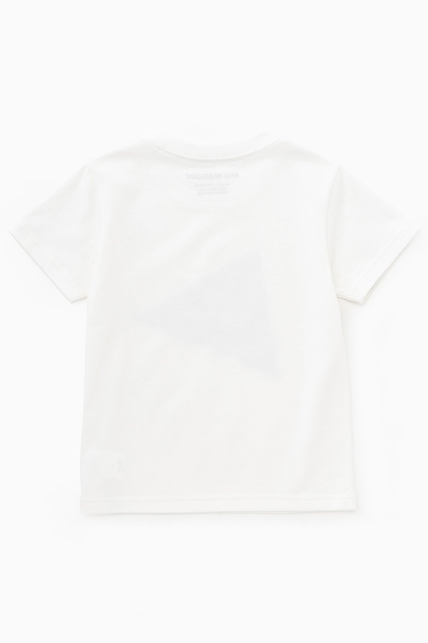 【アンドワンダー/and wander / KIDS】の【KID】78 and wander big logo T kids 人気、トレンドファッション・服の通販 founy(ファニー) 　ファッション　Fashion　キッズファッション　Fashion for Kids　トップス・カットソー　Cut & Sew Tops　ユニセックス　Unisex, Genderless　トライアングル　Triangle, Triangular Shape　フロント　Front, Front Design　プリント　Print, Printed Pattern　other-2|ID: prp329100003940313 ipo3291000000032878948