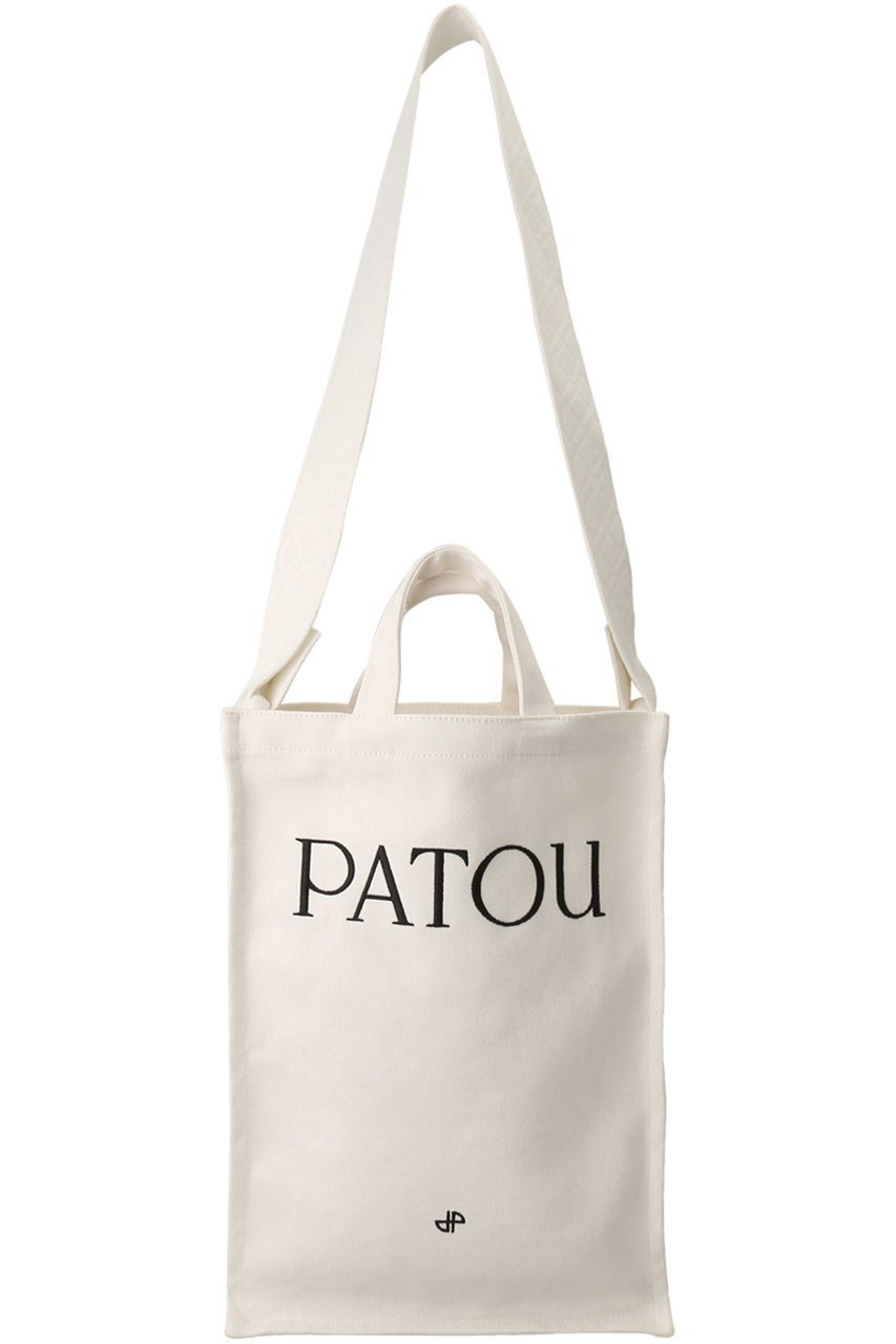 【パトゥ/PATOU】のバーティカル PATOU トートバッグ 人気、トレンドファッション・服の通販 founy(ファニー) 　ファッション　Fashion　レディースファッション　WOMEN　バッグ　Bag　キャンバス　Canvas　シンプル　Simple　プリント　Print　定番　Standard　ビジネス 仕事 通勤　Business　雑誌　Magazine　 other-1|ID: prp329100003940330 ipo3291000000025995914