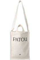 【パトゥ/PATOU】のバーティカル PATOU トートバッグ ホワイト|ID:prp329100003940330