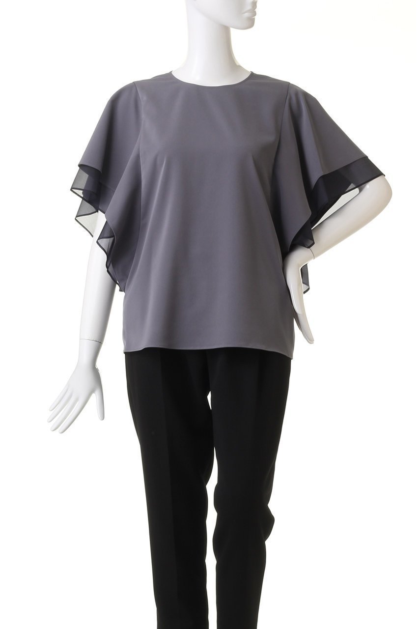 【アドーア/ADORE】の2WAYツイルブラウス 人気、トレンドファッション・服の通販 founy(ファニー) 　ファッション　Fashion　レディースファッション　Ladies' Fashion Online　トップス・カットソー　Tops/Tshirt　シャツ/ブラウス　Shirts/Blouses　コンパクト　Compact　シアー　Sheer　ショート　Short　シンプル　Simple　ストレッチ　Stretch　スリーブ　Sleeve　ツイル　Twill　フレア　Flare　other-2|ID: prp329100003940335 ipo3291000000031459689