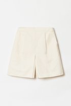 【アルアバイル/allureville】のリネン混シャークスキンショートパンツ オフホワイト|ID: prp329100003940401 ipo3291000000032820721