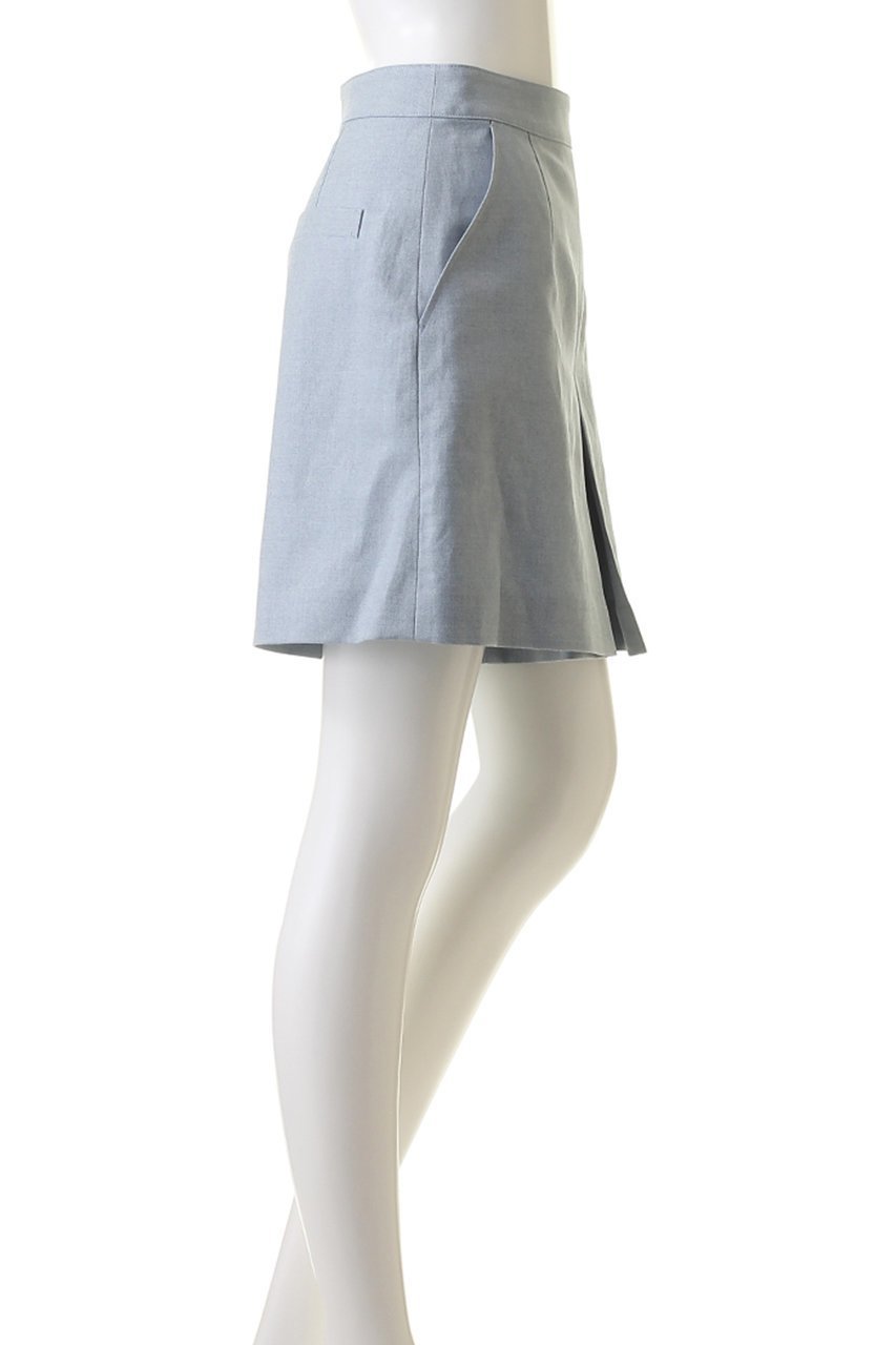 【アルアバイル/allureville】のリネン混シャークスキンショートパンツ 人気、トレンドファッション・服の通販 founy(ファニー) 　ファッション　Fashion　レディースファッション　Fashion for Women　パンツ　Pants & Trousers　ショートパンツ・ハーフパンツ　High-Waisted & Relaxed Shorts　おすすめ　Recommended / Our Picks　カットソー　Cut and Sewn Top　ショート　Short, Short Length　ジャケット　Jacket, Outerwear　セットアップ　Set-Up, Coordinated Outfit　フロント　Front, Front Design　リネン　Linen, Linen Fabric　無地　Plain, Solid Color　other-3|ID: prp329100003940401 ipo3291000000032820725