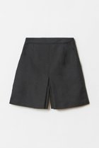 【アルアバイル/allureville】のリネン混シャークスキンショートパンツ 人気、トレンドファッション・服の通販 founy(ファニー) ファッション Fashion レディースファッション Fashion for Women パンツ Pants & Trousers ショートパンツ・ハーフパンツ High-Waisted & Relaxed Shorts おすすめ Recommended / Our Picks カットソー Cut and Sewn Top ショート Short, Short Length ジャケット Jacket, Outerwear セットアップ Set-Up, Coordinated Outfit フロント Front, Front Design リネン Linen, Linen Fabric 再入荷 Restock / Back in Stock 無地 Plain, Solid Color thumbnail ブラック|ID: prp329100003940401 ipo3291000000035054050