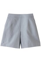 【アルアバイル/allureville】のリネン混シャークスキンショートパンツ 人気、トレンドファッション・服の通販 founy(ファニー) ファッション Fashion レディースファッション Fashion for Women パンツ Pants & Trousers ショートパンツ・ハーフパンツ High-Waisted & Relaxed Shorts おすすめ Recommended / Our Picks カットソー Cut and Sewn Top ショート Short, Short Length ジャケット Jacket, Outerwear セットアップ Set-Up, Coordinated Outfit フロント Front, Front Design リネン Linen, Linen Fabric 再入荷 Restock / Back in Stock 無地 Plain, Solid Color thumbnail サックス|ID: prp329100003940401 ipo3291000000035054051