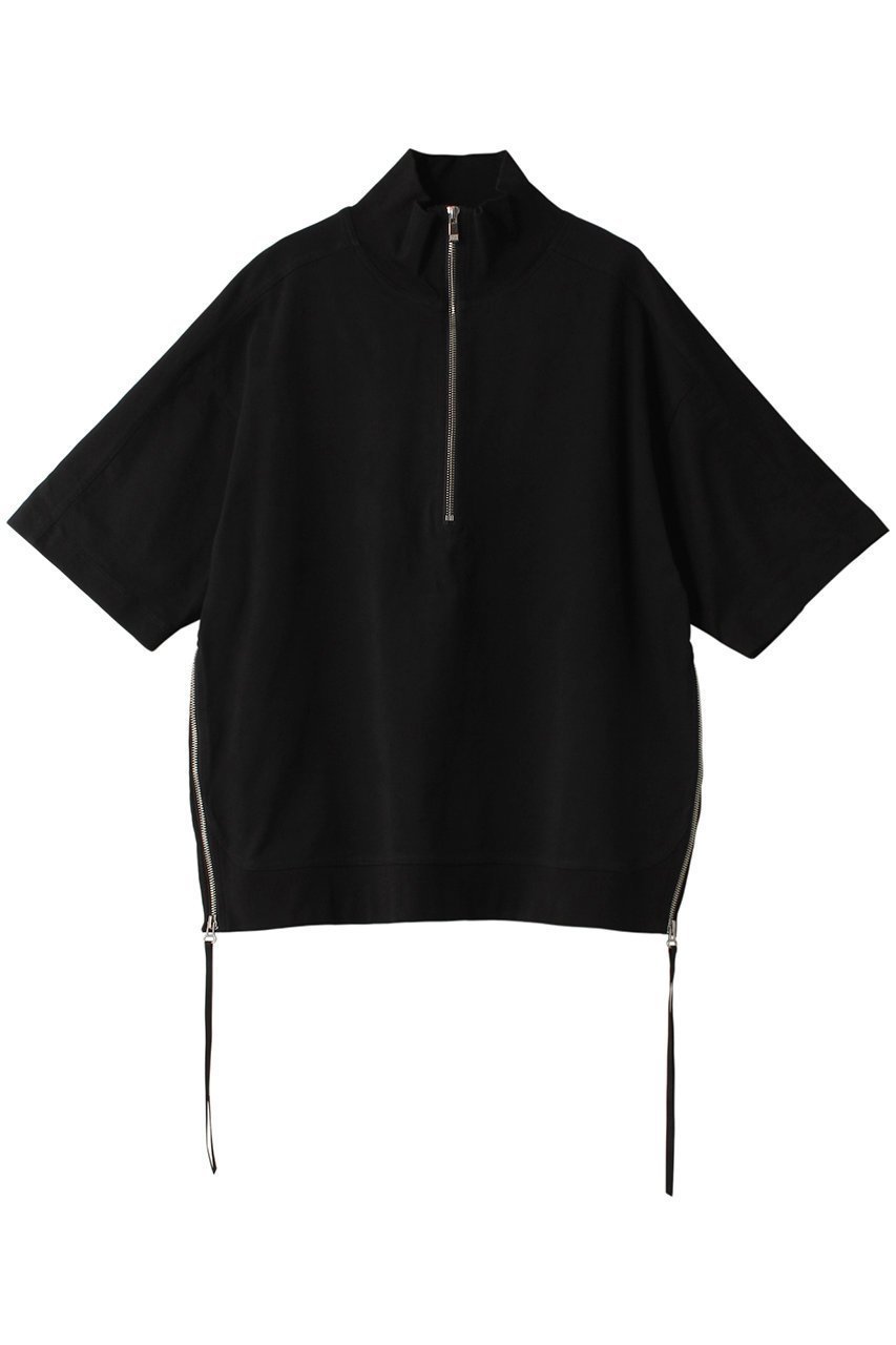 【メゾンスペシャル/MAISON SPECIAL】の【UNISEX】ヘビー天竺 プライムオーバーサイドZIPハーフZIPTシャツ 人気、トレンドファッション・服の通販 founy(ファニー) 　ファッション　Fashion　レディースファッション　Fashion for Women　トップス・カットソー　Cut & Sew Tops　シャツ・ブラウス・オフィスカジュアル　Elegant Blouses & Button-Ups　ロングTシャツ・Tシャツ　Longline T-Shirts & Tees　カットソー・ベーシックTシャツ　Cut-and-Sewn Tops / Stretch Tees & Basics　ユニセックス　Unisex, Genderless　なめらか　Smooth, Silky Texture　インナー　Innerwear　ショート　Short, Short Length　シルケット　Silket, Silky Cotton　ジップ　Zip, Zipper　スタイリッシュ　Stylish, Fashionable　スリーブ　Sleeve, Long Sleeve / Short Sleeve　ハーフ　Half, Half-Length　パターン　Pattern, Design Print　半袖　Short Sleeve, Half Sleeve　 other-1|ID: prp329100003940409 ipo3291000000036667014