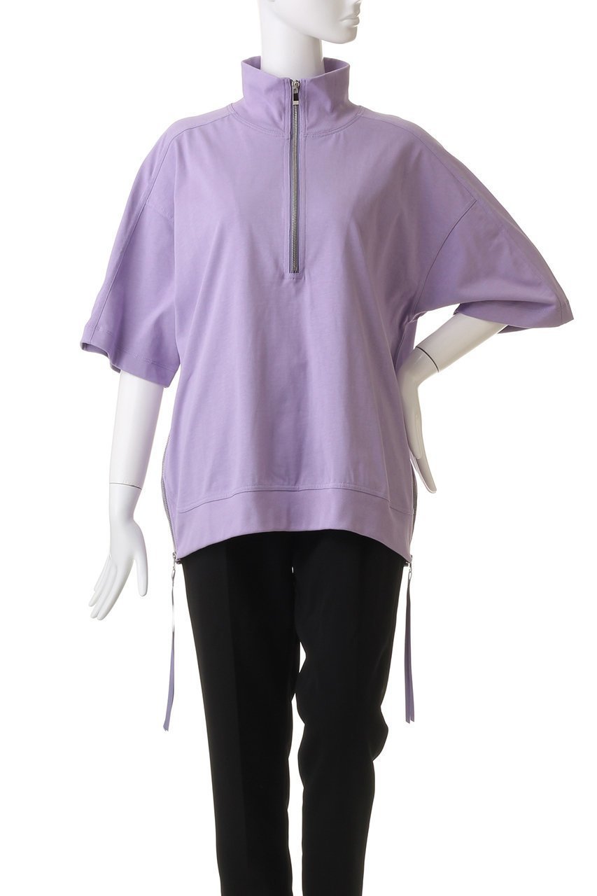 【メゾンスペシャル/MAISON SPECIAL】の【UNISEX】ヘビー天竺 プライムオーバーサイドZIPハーフZIPTシャツ 人気、トレンドファッション・服の通販 founy(ファニー) 　ファッション　Fashion　レディースファッション　Fashion for Women　トップス・カットソー　Cut & Sew Tops　シャツ・ブラウス・オフィスカジュアル　Elegant Blouses & Button-Ups　ロングTシャツ・Tシャツ　Longline T-Shirts & Tees　カットソー・ベーシックTシャツ　Cut-and-Sewn Tops / Stretch Tees & Basics　ユニセックス　Unisex, Genderless　なめらか　Smooth, Silky Texture　インナー　Innerwear　ショート　Short, Short Length　シルケット　Silket, Silky Cotton　ジップ　Zip, Zipper　スタイリッシュ　Stylish, Fashionable　スリーブ　Sleeve, Long Sleeve / Short Sleeve　ハーフ　Half, Half-Length　パターン　Pattern, Design Print　半袖　Short Sleeve, Half Sleeve　other-2|ID: prp329100003940409 ipo3291000000036667019