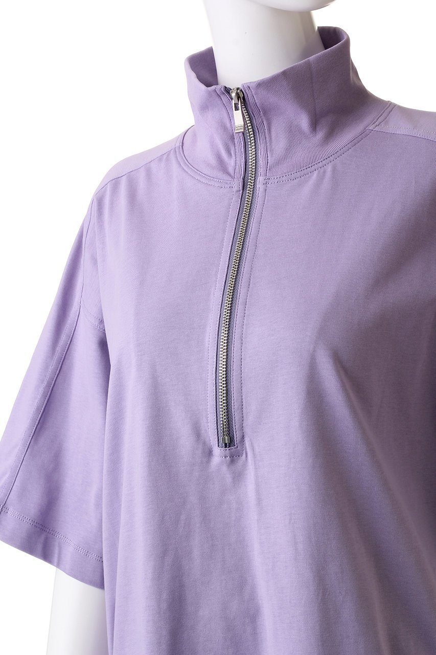 【メゾンスペシャル/MAISON SPECIAL】の【UNISEX】ヘビー天竺 プライムオーバーサイドZIPハーフZIPTシャツ 人気、トレンドファッション・服の通販 founy(ファニー) 　ファッション　Fashion　レディースファッション　Fashion for Women　トップス・カットソー　Cut & Sew Tops　シャツ・ブラウス・オフィスカジュアル　Elegant Blouses & Button-Ups　ロングTシャツ・Tシャツ　Longline T-Shirts & Tees　カットソー・ベーシックTシャツ　Cut-and-Sewn Tops / Stretch Tees & Basics　ユニセックス　Unisex, Genderless　なめらか　Smooth, Silky Texture　インナー　Innerwear　ショート　Short, Short Length　シルケット　Silket, Silky Cotton　ジップ　Zip, Zipper　スタイリッシュ　Stylish, Fashionable　スリーブ　Sleeve, Long Sleeve / Short Sleeve　ハーフ　Half, Half-Length　パターン　Pattern, Design Print　半袖　Short Sleeve, Half Sleeve　other-5|ID: prp329100003940409 ipo3291000000036667022