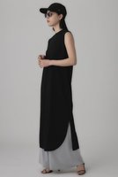 【カオス/Chaos】のロウエンスムースワンピース 人気、トレンドファッション・服の通販 founy(ファニー) ファッション Fashion レディースファッション Ladies' Fashion Online ワンピース Dress チュニック Tunic カッティング Cutting カットソー Cut And Sew サテン Satin チュニック Tunic バランス Balance ロング Long エレガント 上品 Elegant |ID:prp329100003940411