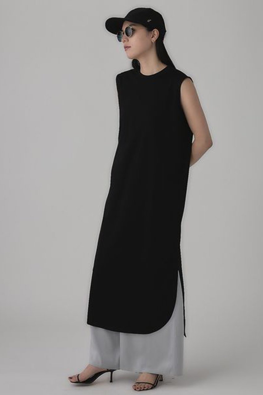 【カオス/Chaos】のロウエンスムースワンピース 人気、トレンドファッション・服の通販 founy(ファニー) 　ファッション　Fashion　レディースファッション　Ladies' Fashion Online　ワンピース　Dress　チュニック　Tunic　カッティング　Cutting　カットソー　Cut And Sew　サテン　Satin　チュニック　Tunic　バランス　Balance　ロング　Long　エレガント 上品　Elegant　other-4|ID: prp329100003940411 ipo3291000000032523177