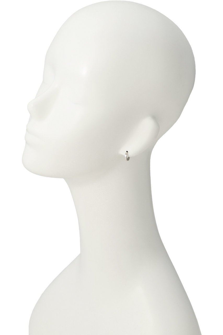 【ローラロンバルディ/LAURA LOMBARDI】のSilver Clutch Hoops ピアス 人気、トレンドファッション・服の通販 founy(ファニー) 　ファッション　Fashion　レディースファッション　Fashion for Women　バッグ　Bags　ジュエリー　Jewelry　ファッションリング　Fashion Rings　イヤリング・フープ・ドロップタイプ　Hoop, Drop & Clip Earrings　イヤリング　Earrings　シルバー　Silver, Metallic Silver　フォルム　Silhouette, Form　フープ　Hoop, Hoop Earrings　other-2|ID: prp329100003940438 ipo3291000000035657520