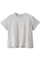 【スリー ドッツ/three dots】のサンデッドジャージー ミニTシャツ 大人の最旬トレンドファッション＆コーディネート founy(ファウニー) ファッション Fashion レディースファッション Fashion for Women トップス・カットソー Cut & Sew Tops シャツ・ブラウス・オフィスカジュアル Elegant Blouses & Button-Ups ロングTシャツ・Tシャツ Longline T-Shirts & Tees カットソー・ベーシックTシャツ Cut-and-Sewn Tops / Stretch Tees & Basics なめらか Smooth, Silky Texture コンパクト Compact, Small Size ショート Short, Short Length シンプル Simple, Minimal スリーブ Sleeve, Long Sleeve / Short Sleeve トレンド Trend, Trending Now ベーシック Basic, Essential thumbnail ライトグレー|ID: prp329100003942360 ipo3291000000036976598