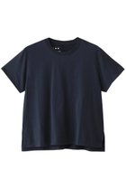 【スリー ドッツ/three dots】のサンデッドジャージー ミニTシャツ 大人の最旬トレンドファッション＆コーディネート founy(ファウニー) ファッション Fashion レディースファッション Fashion for Women トップス・カットソー Cut & Sew Tops シャツ・ブラウス・オフィスカジュアル Elegant Blouses & Button-Ups ロングTシャツ・Tシャツ Longline T-Shirts & Tees カットソー・ベーシックTシャツ Cut-and-Sewn Tops / Stretch Tees & Basics なめらか Smooth, Silky Texture コンパクト Compact, Small Size ショート Short, Short Length シンプル Simple, Minimal スリーブ Sleeve, Long Sleeve / Short Sleeve トレンド Trend, Trending Now ベーシック Basic, Essential thumbnail ネイビー|ID: prp329100003942360 ipo3291000000036976600