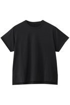 【スリー ドッツ/three dots】のサンデッドジャージー ミニTシャツ 大人の最旬トレンドファッション＆コーディネート founy(ファウニー) ファッション Fashion レディースファッション Fashion for Women トップス・カットソー Cut & Sew Tops シャツ・ブラウス・オフィスカジュアル Elegant Blouses & Button-Ups ロングTシャツ・Tシャツ Longline T-Shirts & Tees カットソー・ベーシックTシャツ Cut-and-Sewn Tops / Stretch Tees & Basics なめらか Smooth, Silky Texture コンパクト Compact, Small Size ショート Short, Short Length シンプル Simple, Minimal スリーブ Sleeve, Long Sleeve / Short Sleeve トレンド Trend, Trending Now ベーシック Basic, Essential thumbnail ブラック|ID: prp329100003942360 ipo3291000000036976601