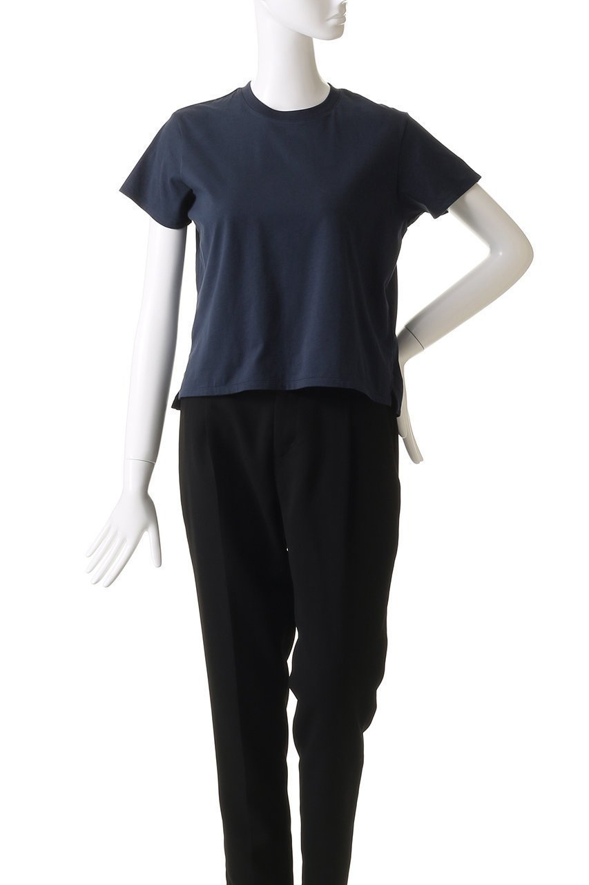 【スリー ドッツ/three dots】のサンデッドジャージー ミニTシャツ 大人の最旬トレンドファッション＆コーディネート founy(ファウニー) 　ファッション　Fashion　レディースファッション　Fashion for Women　トップス・カットソー　Cut & Sew Tops　シャツ・ブラウス・オフィスカジュアル　Elegant Blouses & Button-Ups　ロングTシャツ・Tシャツ　Longline T-Shirts & Tees　カットソー・ベーシックTシャツ　Cut-and-Sewn Tops / Stretch Tees & Basics　なめらか　Smooth, Silky Texture　コンパクト　Compact, Small Size　ショート　Short, Short Length　シンプル　Simple, Minimal　スリーブ　Sleeve, Long Sleeve / Short Sleeve　トレンド　Trend, Trending Now　ベーシック　Basic, Essential　other-2|ID: prp329100003942360 ipo3291000000036976603