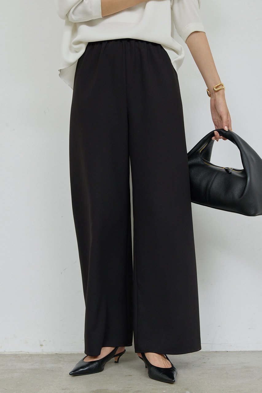 【ガリャルダガランテ/GALLARDAGALANTE】のワイドドロストパンツ インテリア・キッズ・メンズ・レディースファッション・服の通販 founy(ファニー) 　ファッション　Fashion　レディースファッション　Fashion for Women　パンツ　Pants & Trousers　キャミソール　Camisole, Spaghetti Strap Top　タンク　Tank Top, Sleeveless Top　ワイド　Wide, Wide Fit　ブラック|ID: prp329100003942376 ipo3291000000036259638