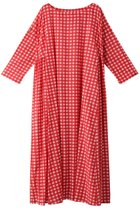 【ハウス オブ ロータス/HOUSE OF LOTUS】のギンガムチェックギャザーワンピース 【EC限定】レッド|ID: prp329100003942411 ipo3291000000032876612