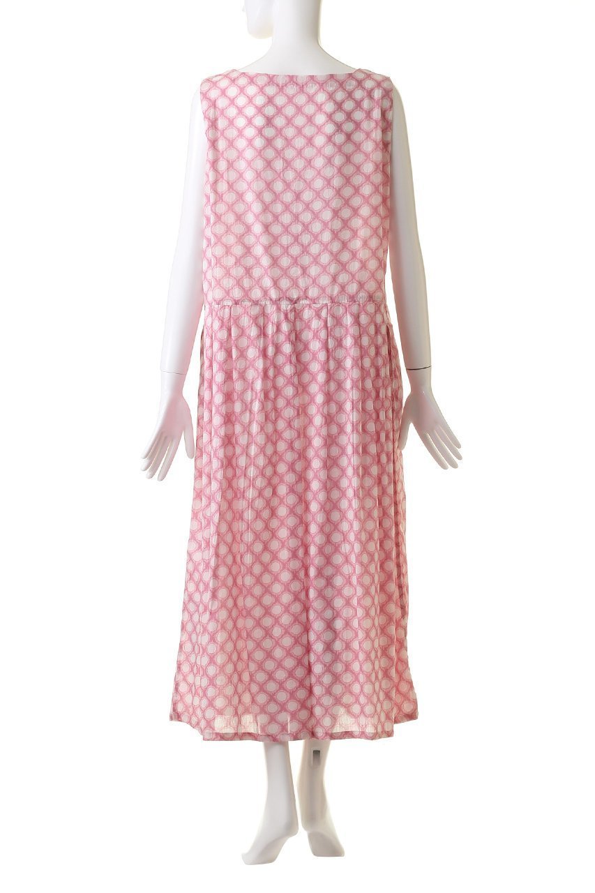 【ハウス オブ ロータス/HOUSE OF LOTUS】のドットプリントノースリーブワンピース 人気、トレンドファッション・服の通販 founy(ファニー) 　ファッション　Fashion　レディースファッション　WOMEN　ワンピース　Dress　チュニック　Tunic　おすすめ　Recommend　アンダー　Under　インド　India　オリエンタル　Oriental　シルク　Silk　スクエア　Square　チュニック　Tunic　ドット　Dot　ノースリーブ　No Sleeve　フィット　Fit　フレア　Flare　プリント　Print　エレガント 上品　Elegant　別注　Special Order　夏　Summer　手描き　Hand Drawn　other-4|ID: prp329100003942412 ipo3291000000031264207
