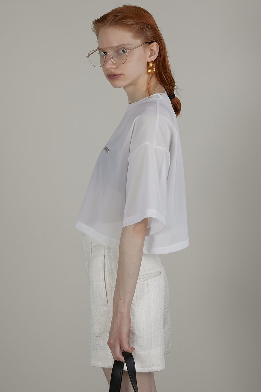 【プランク プロジェクト/PRANK PROJECT】のハードメッシュオーバーTシャツ / Hard Mesh Over T-shirt 人気、トレンドファッション・服の通販 founy(ファニー) ファッション Fashion レディースファッション Fashion for Women トップス・カットソー Cut & Sew Tops シャツ・ブラウス・オフィスカジュアル Elegant Blouses & Button-Ups ロングTシャツ・Tシャツ Longline T-Shirts & Tees カットソー・ベーシックTシャツ Cut-and-Sewn Tops / Stretch Tees & Basics クロップド Cropped, Short Length ショート Short, Short Length スポーツ Sports, Activewear スポーティ Sporty, Casual Athletic スリーブ Sleeve, Long Sleeve / Short Sleeve メッシュ Mesh, Net Fabric other-8|ID: prp329100003942423 ipo3291000000034421627