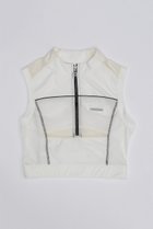 【プランク プロジェクト/PRANK PROJECT】のモトクロスノースリーブトップ / Motocross Sleeveless Top 人気、トレンドファッション・服の通販 founy(ファニー) ファッション Fashion レディースファッション Fashion for Women トップス・カットソー Cut & Sew Tops キャミソール&ノースリーブ Camisoles & Sleeveless Tops シャツ・ブラウス・オフィスカジュアル Elegant Blouses & Button-Ups おすすめ Recommended / Our Picks コンパクト Compact, Small Size シルバー Silver, Metallic Silver スポーティ Sporty, Casual Athletic ソックス Socks, Hosiery タフタ Taffeta, Structured Fabric トレンド Trend, Trending Now ノースリーブ Sleeveless, No-Sleeve プレート Plate, Dish ボトム Bottoms, Lower Wear ミニスカート Mini Skirt, Short Skirt メッシュ Mesh, Net Fabric ワイド Wide, Wide Fit 水着 Swimsuit, Swimwear thumbnail WHT(ホワイト)|ID: prp329100003942426 ipo3291000000034422447