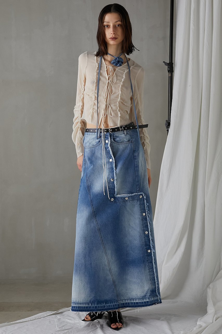 【プランク プロジェクト/PRANK PROJECT】のシフォンアウトシームトップ / Chiffon Outseam Top 人気、トレンドファッション・服の通販 founy(ファニー) 　ファッション　Fashion　レディースファッション　Fashion for Women　トップス・カットソー　Cut & Sew Tops　シャツ・ブラウス・オフィスカジュアル　Elegant Blouses & Button-Ups　おすすめ　Recommended / Our Picks　シフォン　Chiffon, Lightweight Fabric　ショート　Short, Short Length　スリーブ　Sleeve, Long Sleeve / Short Sleeve　リボン　Ribbon, Bow　other-2|ID: prp329100003942427 ipo3291000000032909993