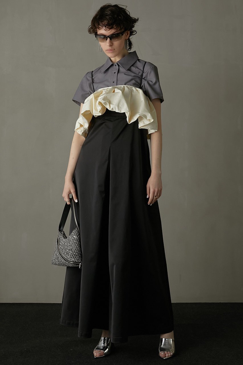 【プランク プロジェクト/PRANK PROJECT】のウーステッドクロップドポロトップ / Worsted Cropped Polo Top 人気、トレンドファッション・服の通販 founy(ファニー) 　ファッション　Fashion　レディースファッション　Fashion for Women　トップス・カットソー　Cut & Sew Tops　シャツ・ブラウス・オフィスカジュアル　Elegant Blouses & Button-Ups　おすすめ　Recommended / Our Picks　クロップド　Cropped, Short Length　クール　Cool, Chic　ショート　Short, Short Length　スリーブ　Sleeve, Long Sleeve / Short Sleeve　セットアップ　Set-Up, Coordinated Outfit　トレンド　Trend, Trending Now　ポロシャツ　Polo Shirt, Collared Tee　マキシ　Maxi, Full Length　マニッシュ　Mannish, Boyish　other-3|ID: prp329100003942428 ipo3291000000032910196