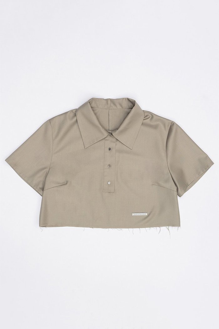 【プランク プロジェクト/PRANK PROJECT】のウーステッドクロップドポロトップ / Worsted Cropped Polo Top インテリア・キッズ・メンズ・レディースファッション・服の通販 founy(ファニー) https://founy.com/ ファッション Fashion レディースファッション Fashion for Women トップス・カットソー Cut & Sew Tops シャツ・ブラウス・オフィスカジュアル Elegant Blouses & Button-Ups おすすめ Recommended / Our Picks クロップド Cropped, Short Length クール Cool, Chic ショート Short, Short Length スリーブ Sleeve, Long Sleeve / Short Sleeve セットアップ Set-Up, Coordinated Outfit トレンド Trend, Trending Now ポロシャツ Polo Shirt, Collared Tee マキシ Maxi, Full Length マニッシュ Mannish, Boyish |ID: prp329100003942428 ipo3291000000036401080