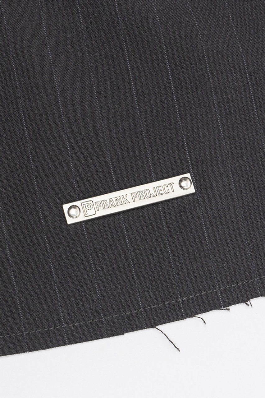 【プランク プロジェクト/PRANK PROJECT】のウーステッドストライプクロップドポロトップ / Worsted Striped Cropped Polo Top 人気、トレンドファッション・服の通販 founy(ファニー) 　ファッション　Fashion　レディースファッション　Fashion for Women　トップス・カットソー　Cut & Sew Tops　シャツ・ブラウス・オフィスカジュアル　Elegant Blouses & Button-Ups　おすすめ　Recommended / Our Picks　クロップド　Cropped, Short Length　クール　Cool, Chic　ショート　Short, Short Length　ストライプ　Stripe, Striped Pattern　スリーブ　Sleeve, Long Sleeve / Short Sleeve　セットアップ　Set-Up, Coordinated Outfit　トレンド　Trend, Trending Now　ポロシャツ　Polo Shirt, Collared Tee　マキシ　Maxi, Full Length　マニッシュ　Mannish, Boyish　other-4|ID: prp329100003942429 ipo3291000000032910219