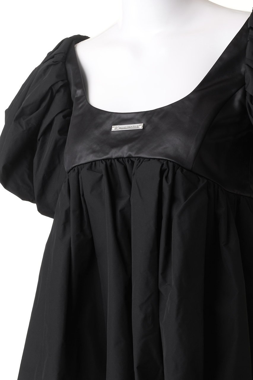 【プランク プロジェクト/PRANK PROJECT】のボリュームスリーブペプラムトップ / Voluminous Sleeve Peplum Top 人気、トレンドファッション・服の通販 founy(ファニー) 　ファッション　Fashion　レディースファッション　Fashion for Women　トップス・カットソー　Cut & Sew Tops　シャツ・ブラウス・オフィスカジュアル　Elegant Blouses & Button-Ups　ボリューム袖・フリルスリーブブラウス　Voluminous & Ruffle Sleeves / Puffy Sleeve Tops　おすすめ　Recommended / Our Picks　インナー　Innerwear　サテン　Satin, Glossy Fabric　ショート　Short, Short Length　スリーブ　Sleeve, Long Sleeve / Short Sleeve　タフタ　Taffeta, Structured Fabric　タンク　Tank Top, Sleeveless Top　チュール　Tulip, Tulip Motif　デニム　Denim, Jeans Material　フォルム　Silhouette, Form　ペプラム　Peplum, Flared Hem　ワイド　Wide, Wide Fit　other-5|ID: prp329100003942431 ipo3291000000032910018