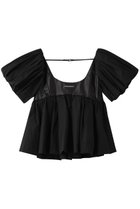 【プランク プロジェクト/PRANK PROJECT】のボリュームスリーブペプラムトップ / Voluminous Sleeve Peplum Top BLK(ブラック)|ID: prp329100003942431 ipo3291000000034422423