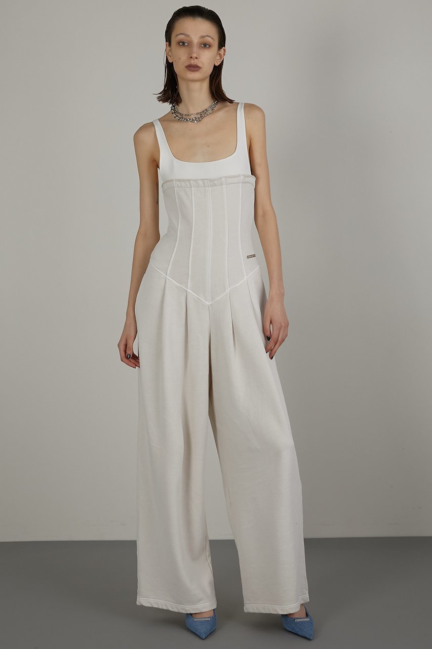 【プランク プロジェクト/PRANK PROJECT】のピグメントスウェットオールインワン / Pigment Sweatshirt All In One 人気、トレンドファッション・服の通販 founy(ファニー) ファッション Fashion レディースファッション Fashion for Women パンツ Pants & Trousers インナー Innerwear コルセット Corset, Bustier スウェット / スエット Sweatshirt, Sweatwear ダブル Double, Double-Breasted フィット Fit, Slim Fit ボトム Bottoms, Lower Wear ワイド Wide, Wide Fit 夏 Summer other-5|ID: prp329100003942433 ipo3291000000034423259