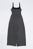 【プランク プロジェクト/PRANK PROJECT】のピグメントスウェットオールインワン / Pigment Sweatshirt All In One C.GRY(チャコールグレー)|ID: prp329100003942433 ipo3291000000035838217