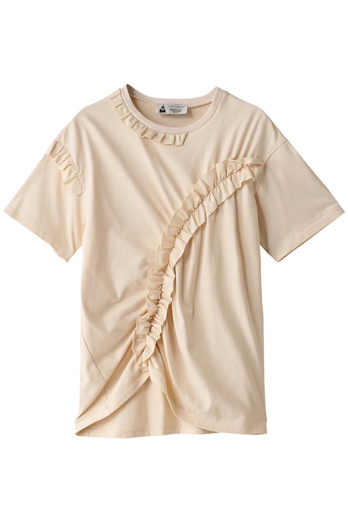 【ルール ロジェット/leur logette】のLotusギャザートップ インテリア・キッズ・メンズ・レディースファッション・服の通販 founy(ファニー) https://founy.com/ ファッション Fashion レディースファッション Fashion for Women トップス・カットソー Cut & Sew Tops シャツ・ブラウス・オフィスカジュアル Elegant Blouses & Button-Ups ロングTシャツ・Tシャツ Longline T-Shirts & Tees カットソー・ベーシックTシャツ Cut-and-Sewn Tops / Stretch Tees & Basics ギャザー Gathered, Ruffled ショート Short, Short Length シンプル Simple, Minimal スリーブ Sleeve, Long Sleeve / Short Sleeve 夏 Summer |ID: prp329100003942435 ipo3291000000032913381