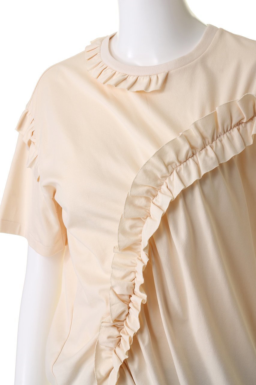 【ルール ロジェット/leur logette】のLotusギャザートップ 人気、トレンドファッション・服の通販 founy(ファニー) 　ファッション　Fashion　レディースファッション　Fashion for Women　トップス・カットソー　Cut & Sew Tops　シャツ・ブラウス・オフィスカジュアル　Elegant Blouses & Button-Ups　ロングTシャツ・Tシャツ　Longline T-Shirts & Tees　カットソー・ベーシックTシャツ　Cut-and-Sewn Tops / Stretch Tees & Basics　ギャザー　Gathered, Ruffled　ショート　Short, Short Length　シンプル　Simple, Minimal　スリーブ　Sleeve, Long Sleeve / Short Sleeve　夏　Summer　other-5|ID: prp329100003942435 ipo3291000000032913428