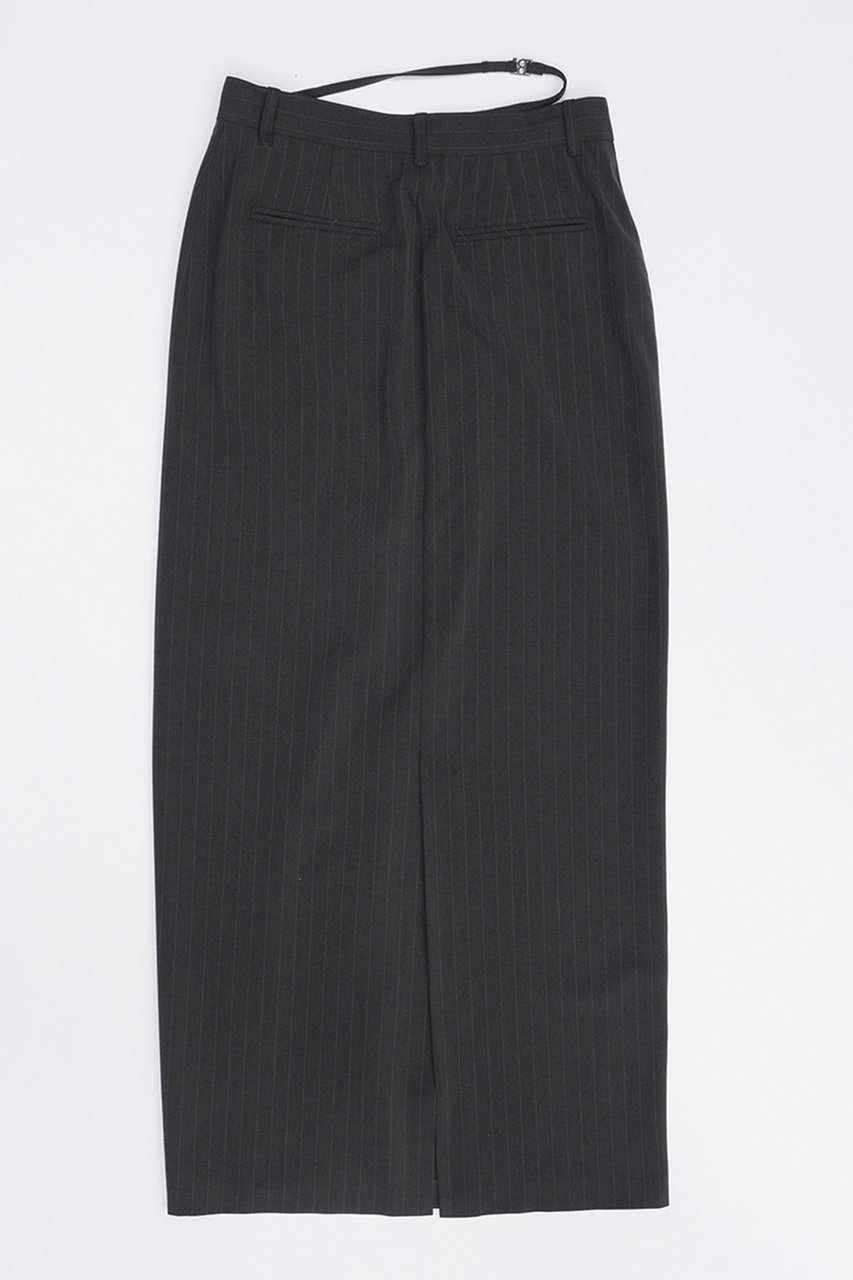 【プランク プロジェクト/PRANK PROJECT】のウーステッドストライプローウエストマキシスカート / Worsted Striped Low Waist Maxi Skirt 人気、トレンドファッション・服の通販 founy(ファニー) ファッション Fashion レディースファッション Fashion for Women スカート Skirts ロングスカート Long Skirts / Maxi & Midi Skirts おすすめ Recommended / Our Picks クール Cool, Chic ストライプ Stripe, Striped Pattern セットアップ Set-Up, Coordinated Outfit ポロシャツ Polo Shirt, Collared Tee マキシ Maxi, Full Length メタル Metal, Metal Parts ロング Long, Long-Length other-6|ID: prp329100003942442 ipo3291000000034423855