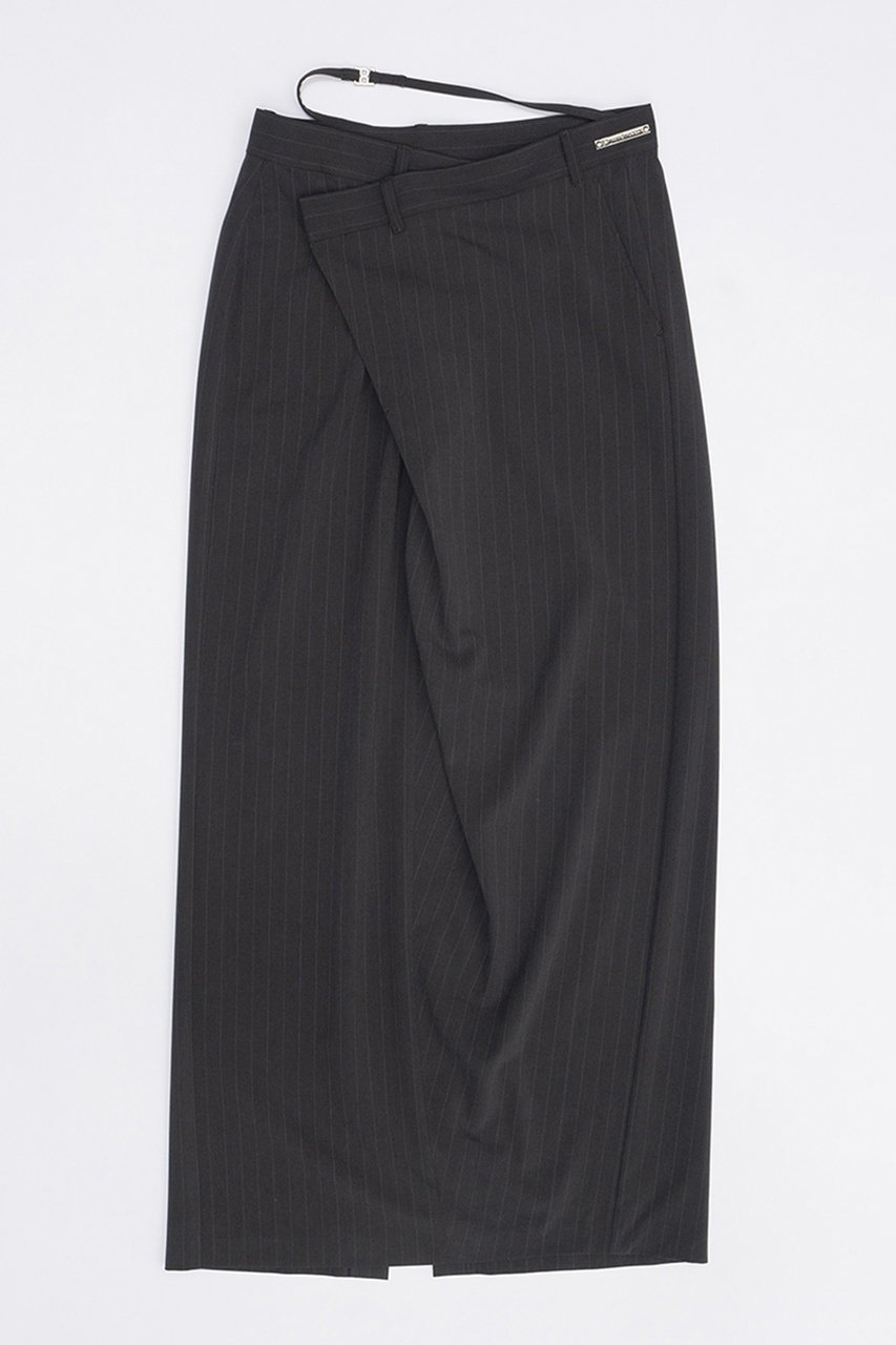 【プランク プロジェクト/PRANK PROJECT】のウーステッドストライプローウエストマキシスカート / Worsted Striped Low Waist Maxi Skirt 人気、トレンドファッション・服の通販 founy(ファニー) ファッション Fashion レディースファッション Fashion for Women スカート Skirts ロングスカート Long Skirts / Maxi & Midi Skirts おすすめ Recommended / Our Picks クール Cool, Chic ストライプ Stripe, Striped Pattern セットアップ Set-Up, Coordinated Outfit ポロシャツ Polo Shirt, Collared Tee マキシ Maxi, Full Length メタル Metal, Metal Parts ロング Long, Long-Length other-1|ID: prp329100003942442 ipo3291000000035728334