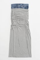 【プランク プロジェクト/PRANK PROJECT】のレイヤードマキシシャーリングスカート / Layered Maxi Shirring Skirt L.GRY(ライトグレー)|ID:prp329100003942443