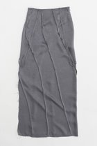 【プランク プロジェクト/PRANK PROJECT】のバイヤスカットオフマキシスカート / Bias Cut-off Maxi Skirt GRY(グレー)|ID: prp329100003942444 ipo3291000000034423840