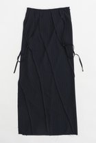 【プランク プロジェクト/PRANK PROJECT】のバイヤスカットオフマキシスカート / Bias Cut-off Maxi Skirt NVY(ネイビー)|ID: prp329100003942444 ipo3291000000034423841