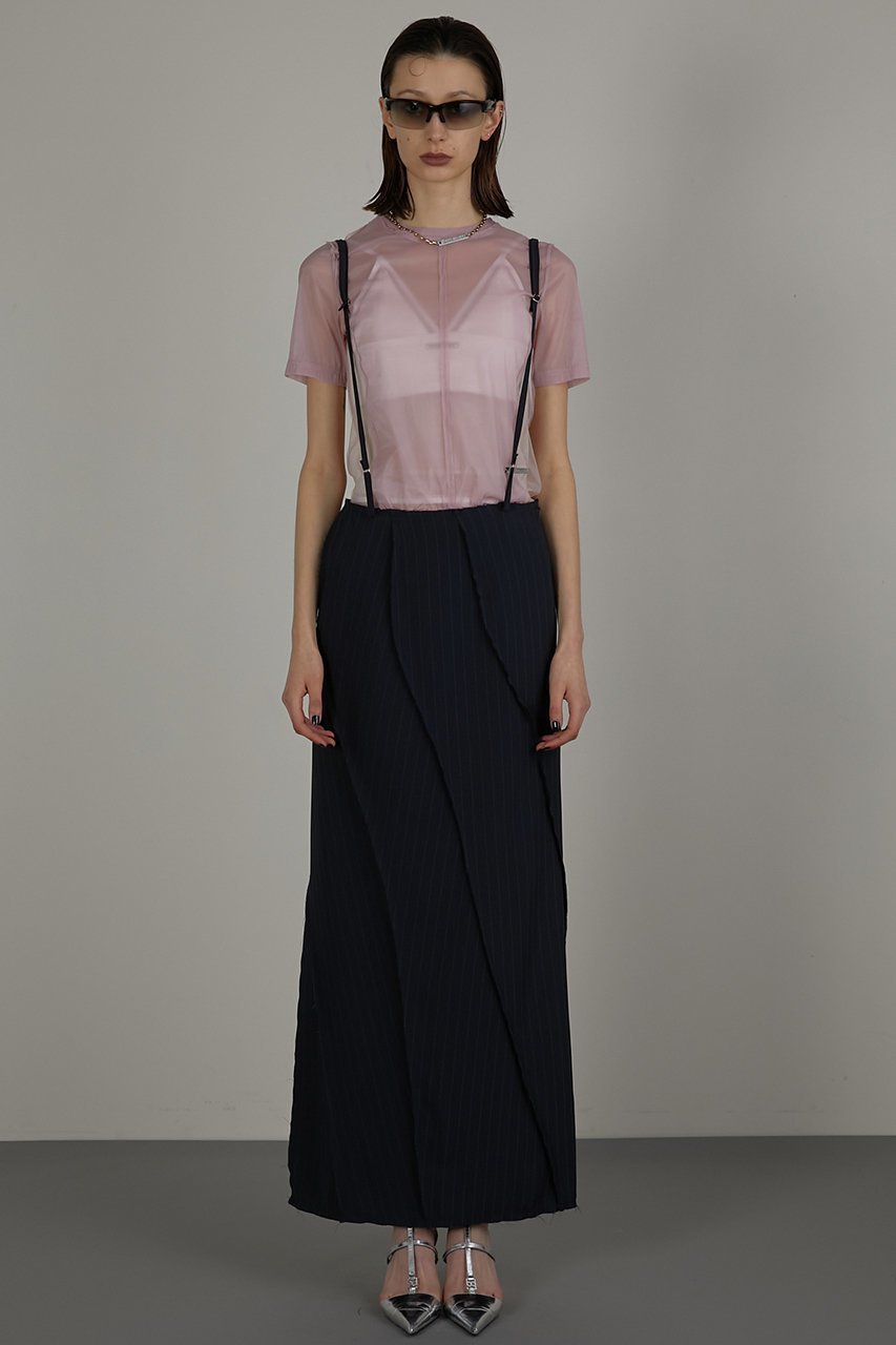 【プランク プロジェクト/PRANK PROJECT】のバイヤスカットオフマキシスカート / Bias Cut-off Maxi Skirt 人気、トレンドファッション・服の通販 founy(ファニー) ファッション Fashion レディースファッション Fashion for Women スカート Skirts ロングスカート Long Skirts / Maxi & Midi Skirts おすすめ Recommended / Our Picks とろみ Fluid, Flowy Fabric カットオフ Cut-Off Design ストレッチ Stretch, Stretchy Fabric スーツ Suit, Formalwear ドレープ Drape, Draping Fabric マキシ Maxi, Full Length メランジ Melange, Mixed Yarn ロング Long, Long-Length ワッシャー Washer, Crinkled Finish エレガント 上品 Elegant other-2|ID: prp329100003942444 ipo3291000000034423842