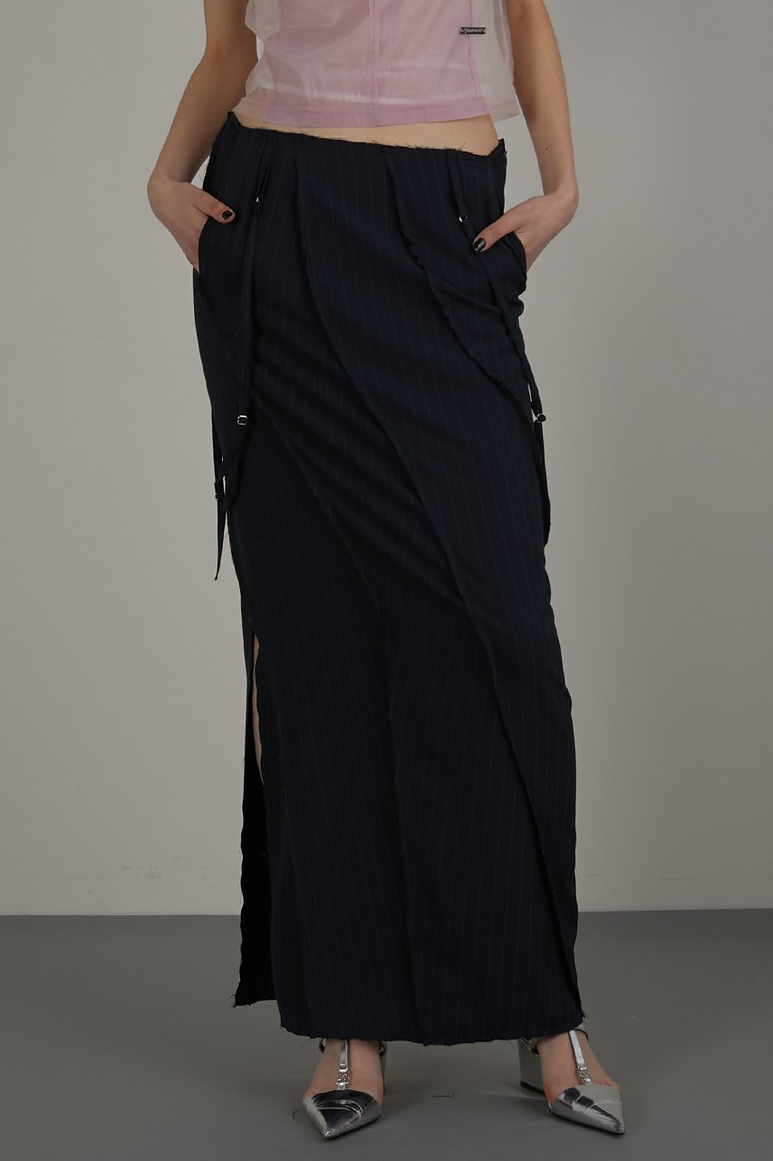 【プランク プロジェクト/PRANK PROJECT】のバイヤスカットオフマキシスカート / Bias Cut-off Maxi Skirt 人気、トレンドファッション・服の通販 founy(ファニー) ファッション Fashion レディースファッション Fashion for Women スカート Skirts ロングスカート Long Skirts / Maxi & Midi Skirts おすすめ Recommended / Our Picks とろみ Fluid, Flowy Fabric カットオフ Cut-Off Design ストレッチ Stretch, Stretchy Fabric スーツ Suit, Formalwear ドレープ Drape, Draping Fabric マキシ Maxi, Full Length メランジ Melange, Mixed Yarn ロング Long, Long-Length ワッシャー Washer, Crinkled Finish エレガント 上品 Elegant other-6|ID: prp329100003942444 ipo3291000000034423846