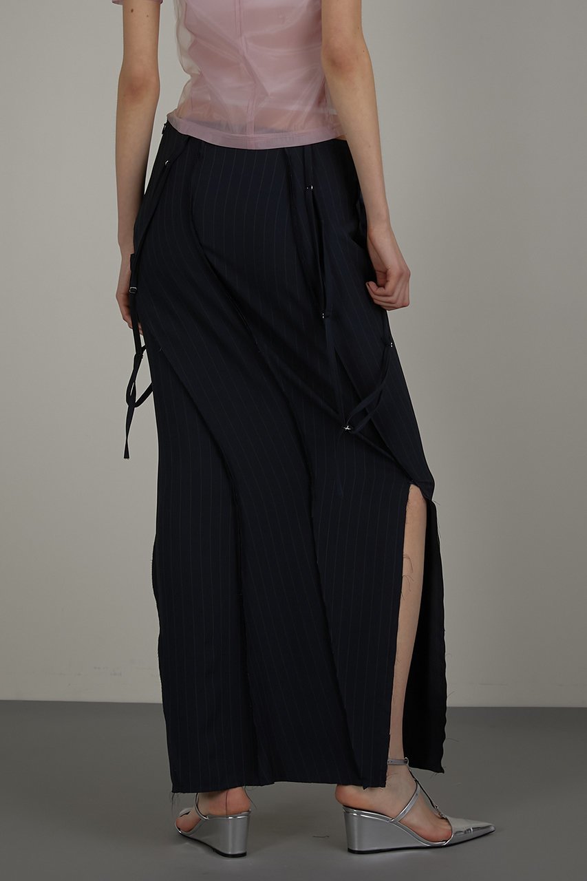 【プランク プロジェクト/PRANK PROJECT】のバイヤスカットオフマキシスカート / Bias Cut-off Maxi Skirt 人気、トレンドファッション・服の通販 founy(ファニー) ファッション Fashion レディースファッション Fashion for Women スカート Skirts ロングスカート Long Skirts / Maxi & Midi Skirts おすすめ Recommended / Our Picks とろみ Fluid, Flowy Fabric カットオフ Cut-Off Design ストレッチ Stretch, Stretchy Fabric スーツ Suit, Formalwear ドレープ Drape, Draping Fabric マキシ Maxi, Full Length メランジ Melange, Mixed Yarn ロング Long, Long-Length ワッシャー Washer, Crinkled Finish エレガント 上品 Elegant other-8|ID: prp329100003942444 ipo3291000000034423848