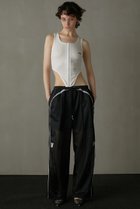 【プランク プロジェクト/PRANK PROJECT】のメッシュトラックパンツ / Mesh Track Pants 人気、トレンドファッション・服の通販 founy(ファニー) ファッション Fashion レディースファッション Fashion for Women パンツ Pants & Trousers おすすめ Recommended / Our Picks スポーティ Sporty, Casual Athletic セットアップ Set-Up, Coordinated Outfit ブライト Bright, Shiny ミックス Mix, Mixed Style メッシュ Mesh, Net Fabric レース Lace, Lace Fabric エレガント 上品 Elegant thumbnail BLK(ブラック)|ID: prp329100003942446 ipo3291000000032820074