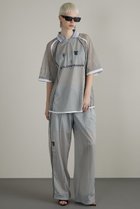 【プランク プロジェクト/PRANK PROJECT】のメッシュトラックパンツ / Mesh Track Pants 人気、トレンドファッション・服の通販 founy(ファニー) ファッション Fashion レディースファッション Fashion for Women パンツ Pants & Trousers おすすめ Recommended / Our Picks スポーティ Sporty, Casual Athletic セットアップ Set-Up, Coordinated Outfit ブライト Bright, Shiny ミックス Mix, Mixed Style メッシュ Mesh, Net Fabric レース Lace, Lace Fabric エレガント 上品 Elegant thumbnail L.GRY(ライトグレー)|ID: prp329100003942446 ipo3291000000032820075